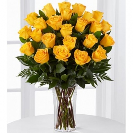 Sunny Smile - 24 Stems Vase